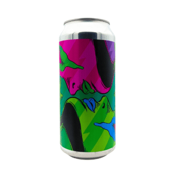 Aussie Barbie Death West Coast IPA groen, blauw en roze label
