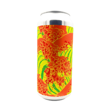 Big Nelson NEIPA lichtoranje en groene kleuren label