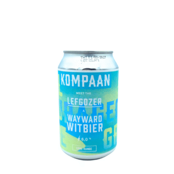 Lefgozer witbier van Kompaan met citrus- en koriandertonen