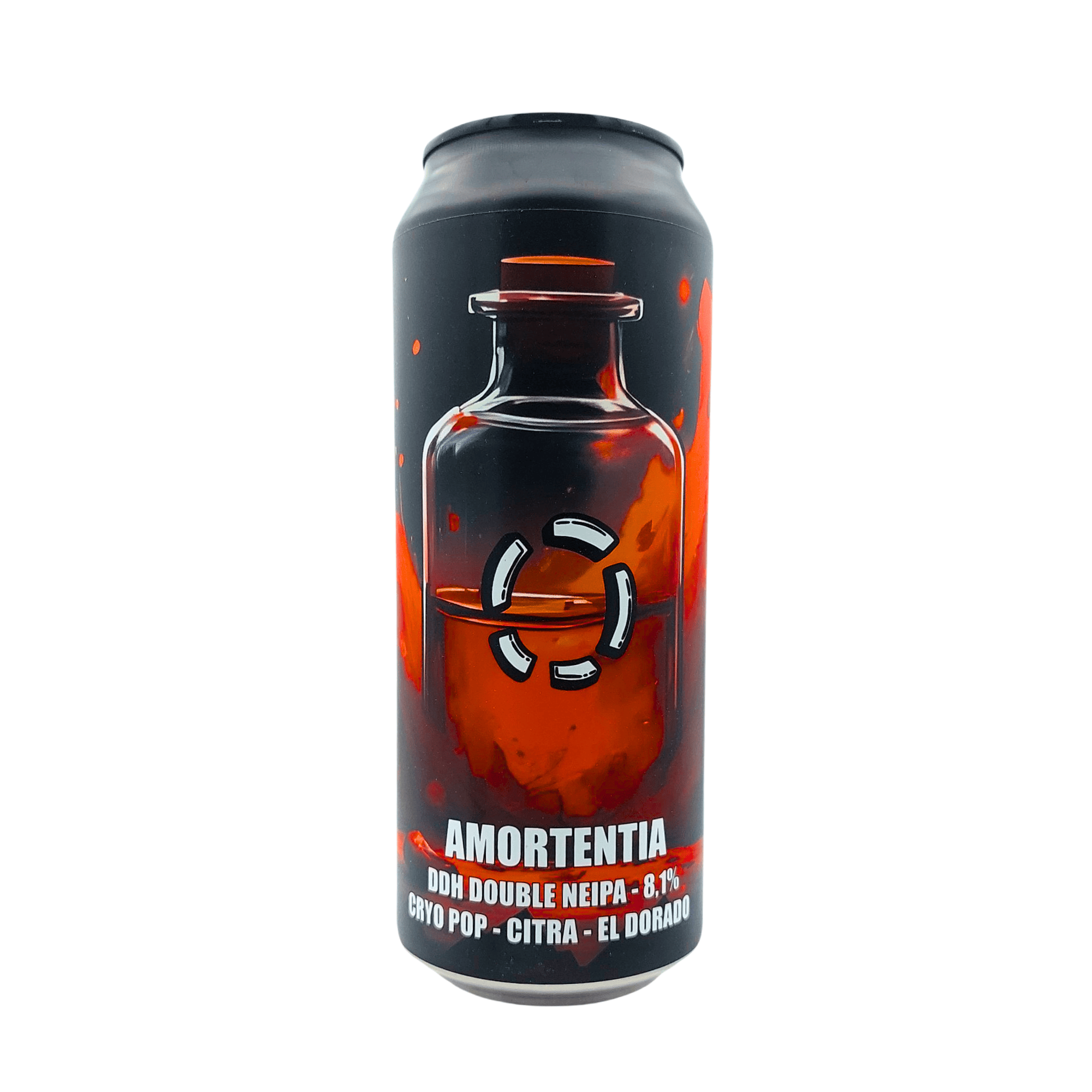 Amortentia NEDIPA zwart en oranje label