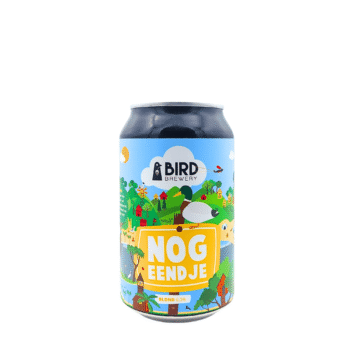 Nog Eendje blond bier blauw groen geel label fris fruitig bier
