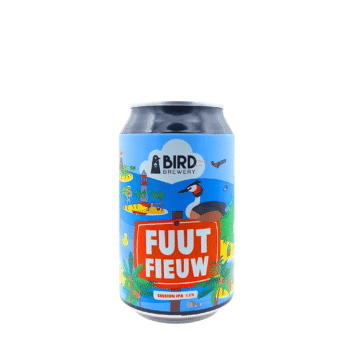 Fuut Fieuw session IPA blauw rood label fris tropisch bier