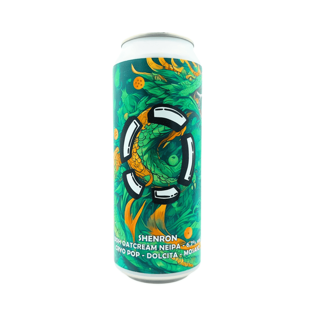 Shenron NEIPA lichtgroen donkergroen oranje label