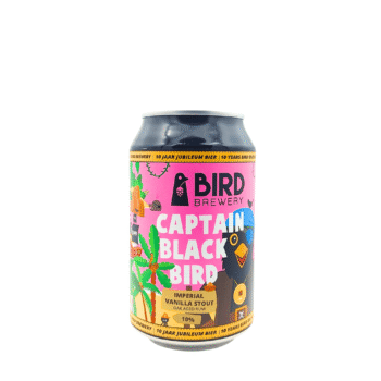 Captain Blackbird rum stout roze blauw groen label imperial stout