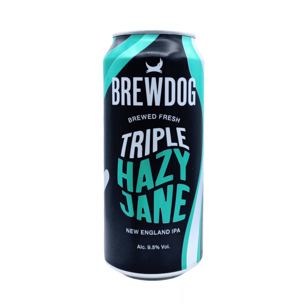 Triple Hazy Jane zwart grijs turquoise label juicy triple ipa