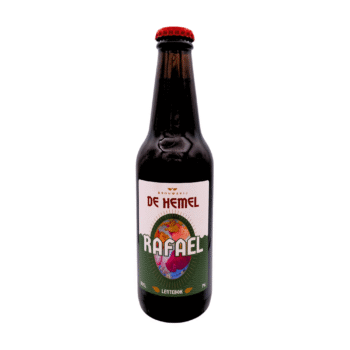 Brouwerij De Hemel Rafael fles 30 cl, een Lentebok van 7% met kruidige tonen en een warme zoete afdronk.