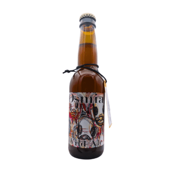 Osmia Barrel Aged Wild Ale fles 33 cl, een Wild Ale van 5,0% met moerbei, rode natuurwijn, kers, vanille en houttonen.